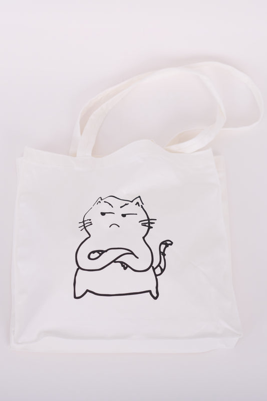 resentment cat tote bag
