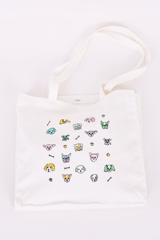 cute dogs tote bag