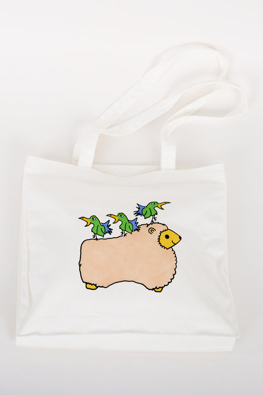 sheepaca tote bag