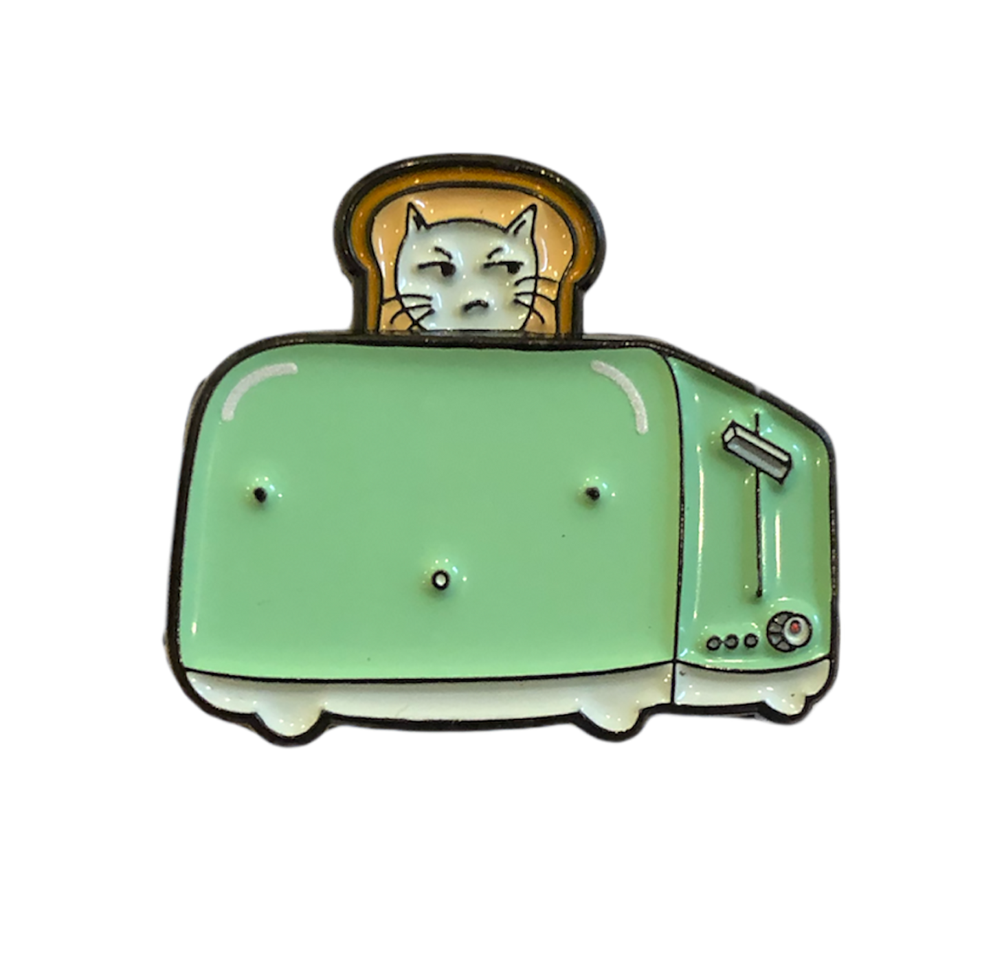 cat toast pin