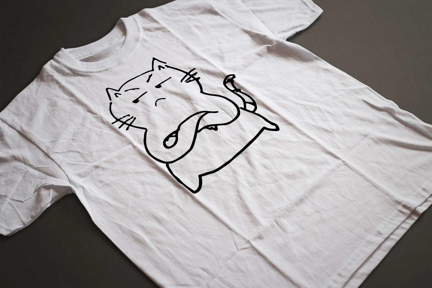 resentment cat t-shirt, white shirt with cat, DTG shirt, cat lover gift, funny grumpy cat shirt, trendy shirts, cat lover gift, unique shirt
