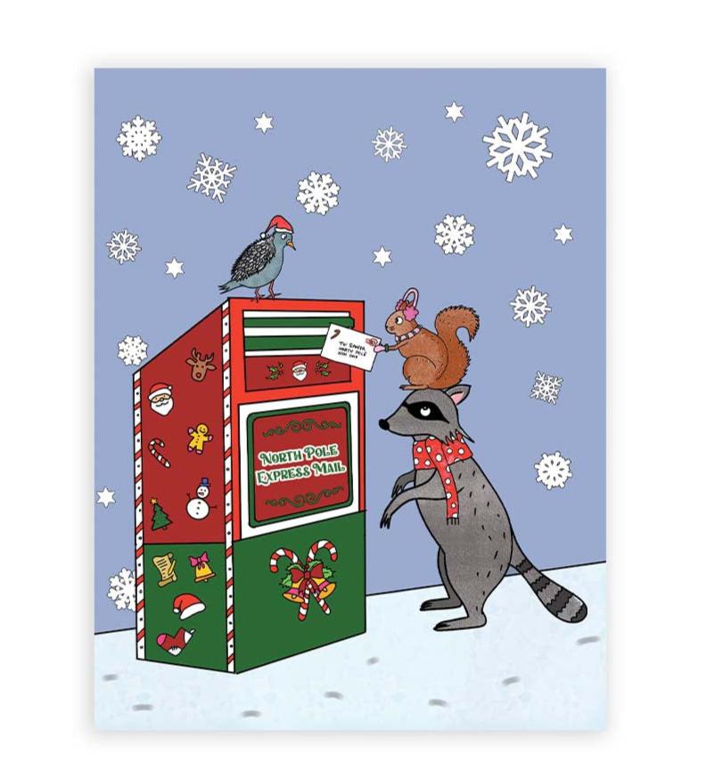 letters to santa, north pole express mailbox