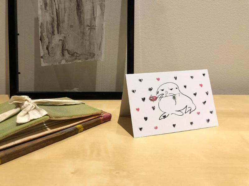 kiss from a rose valentine's day card