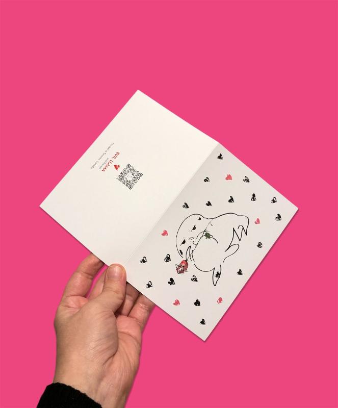 kiss from a rose valentine's day card