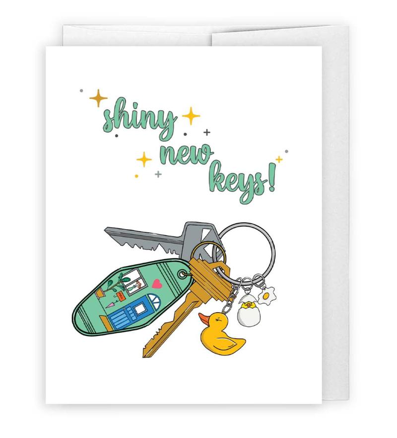 shiny new keys