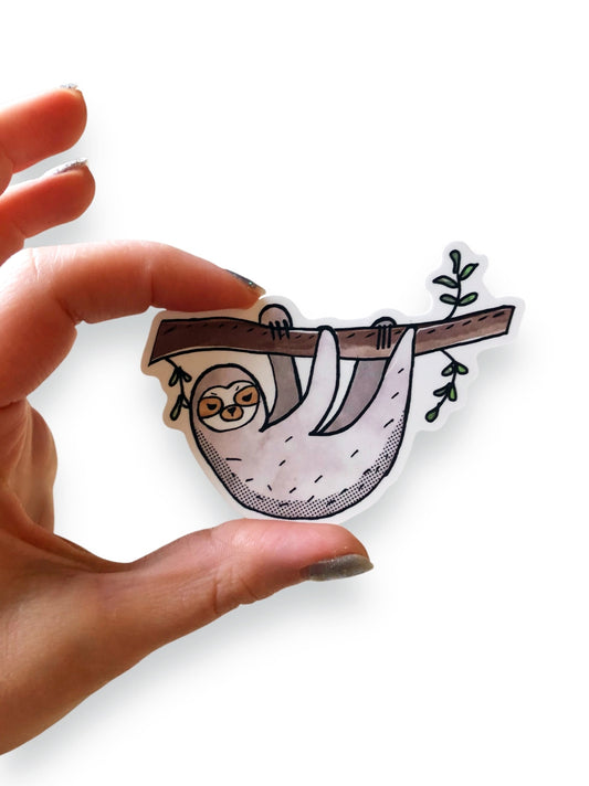 lola the sloth vinyl sticker