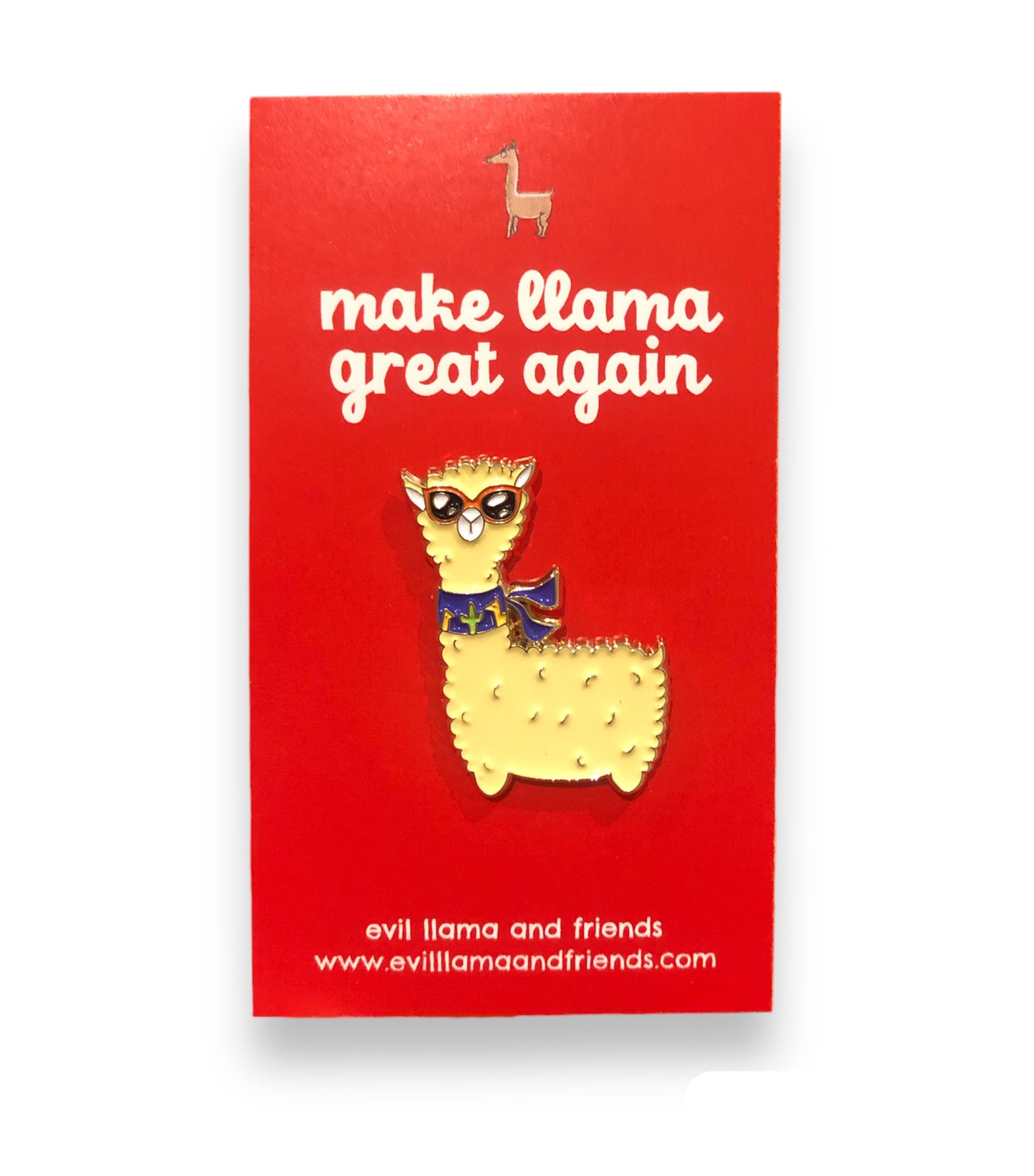 fashionable llama pin