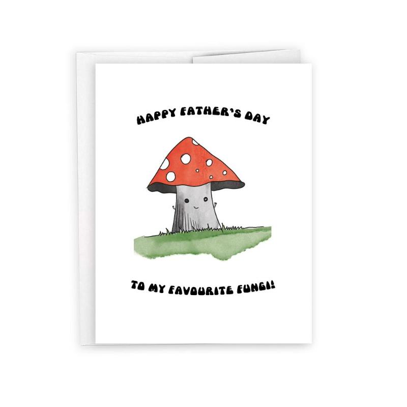 fungi father's day card