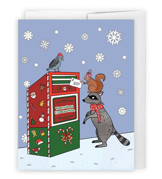 letters to santa express post mailbox with envelope