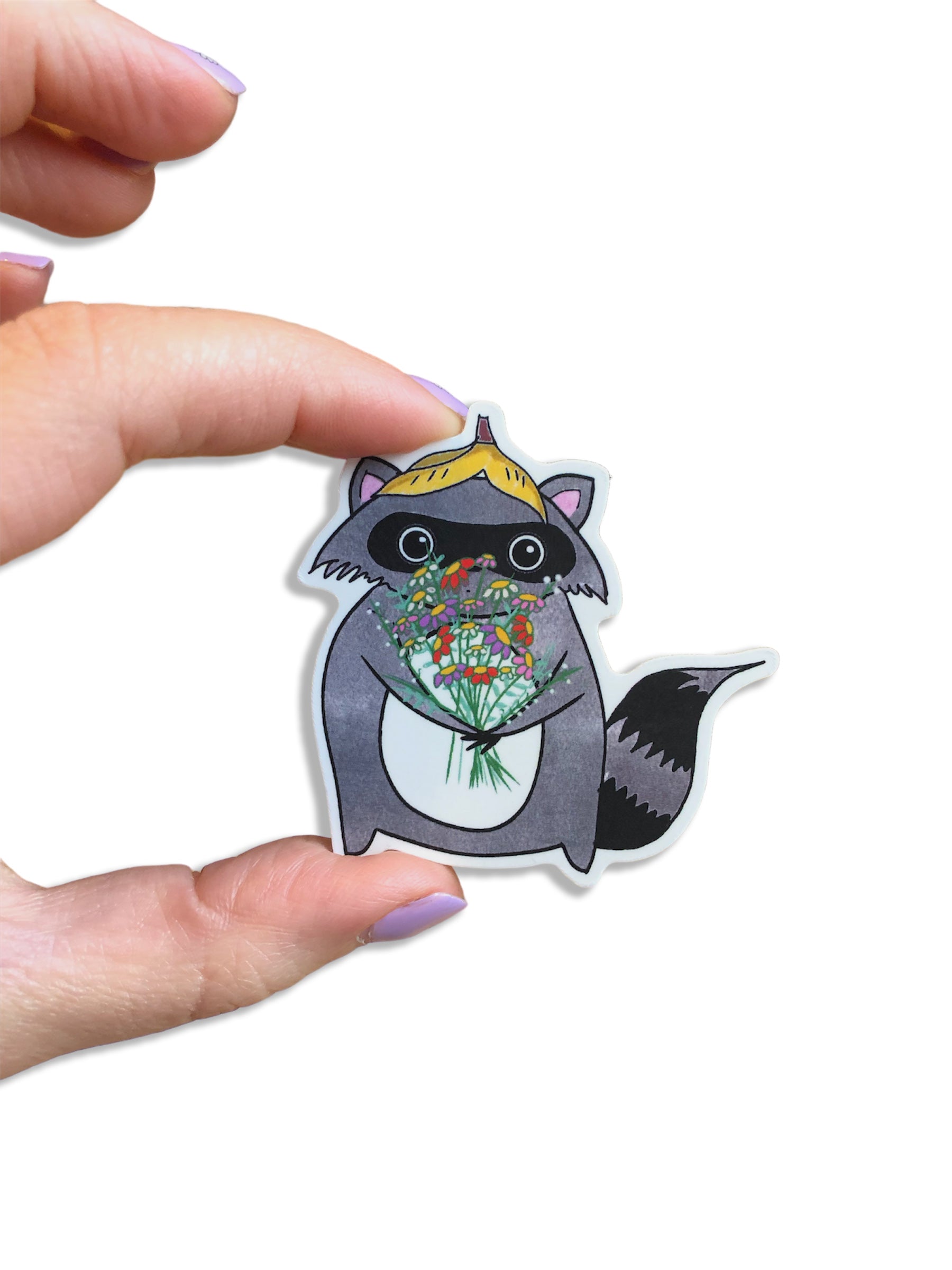 raccoon sticker – Evil Llama and Friends