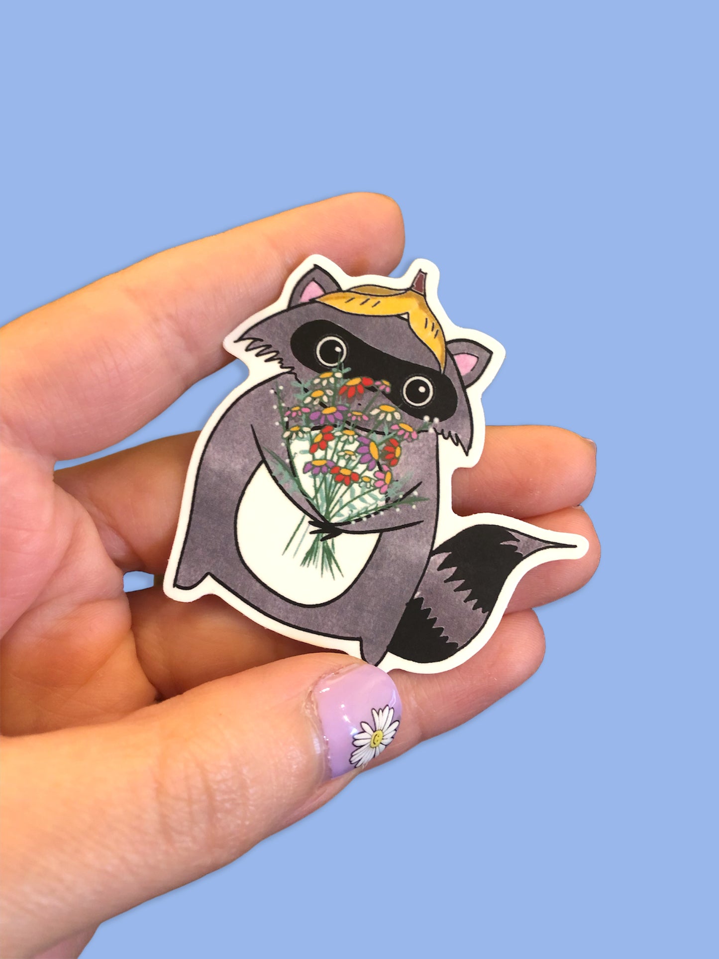 raccoon sticker