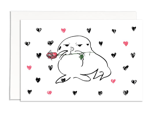 kiss from a rose valentine's day card