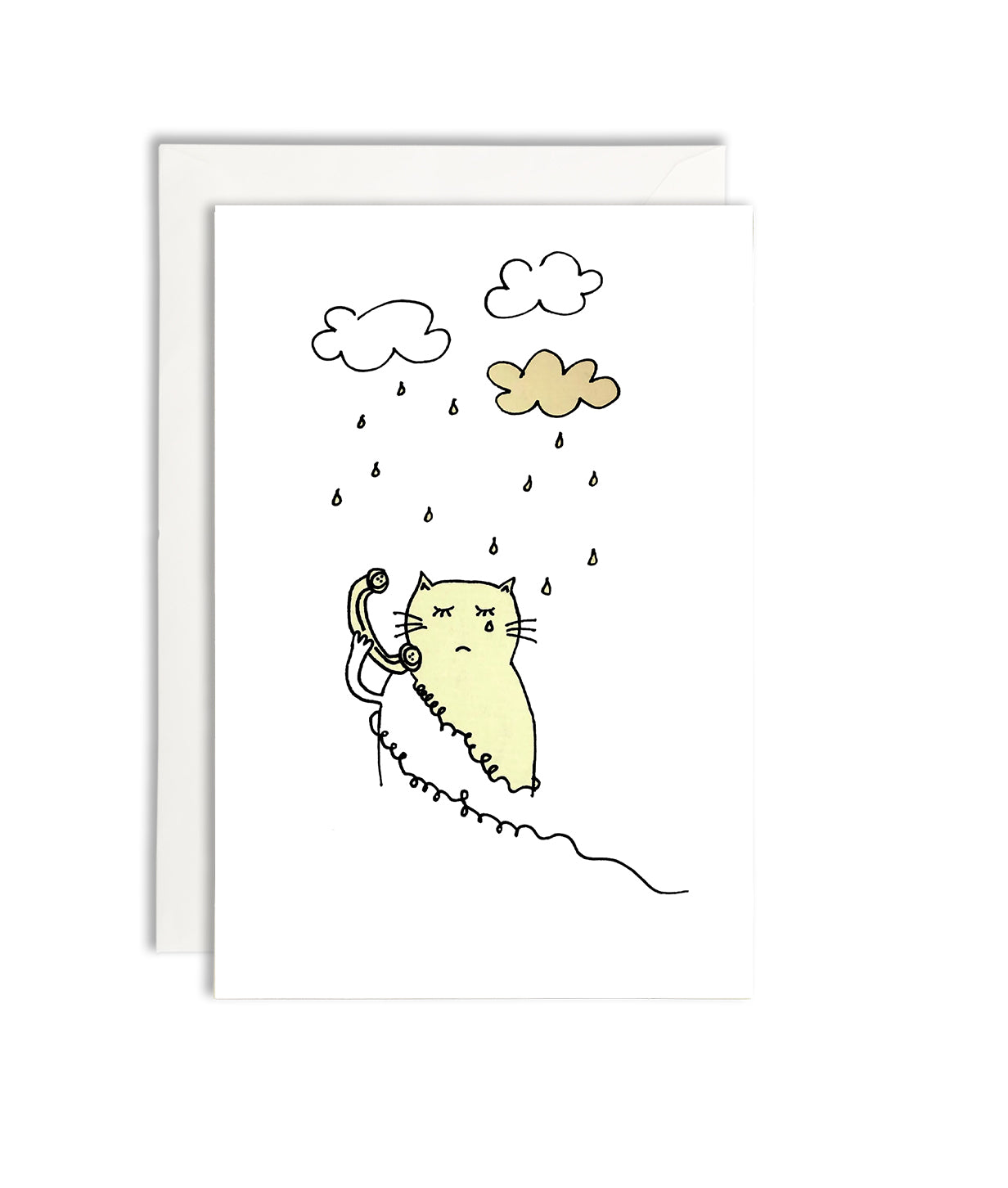 sad cat i miss you card