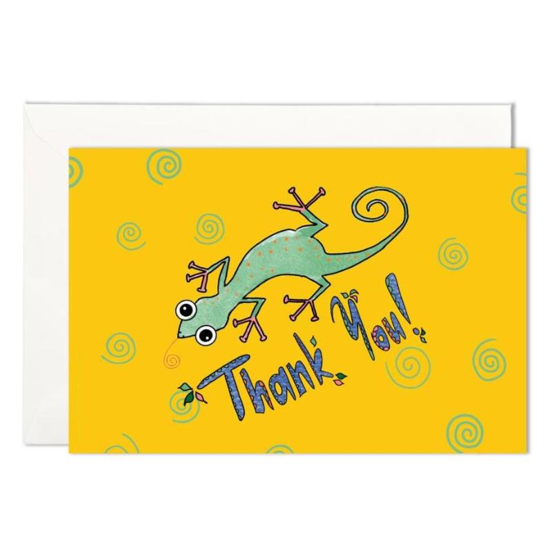 thank you gecko card