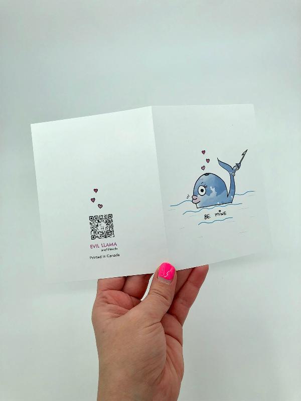 cute love cards, funny valentine, whale you be mine, punny cards